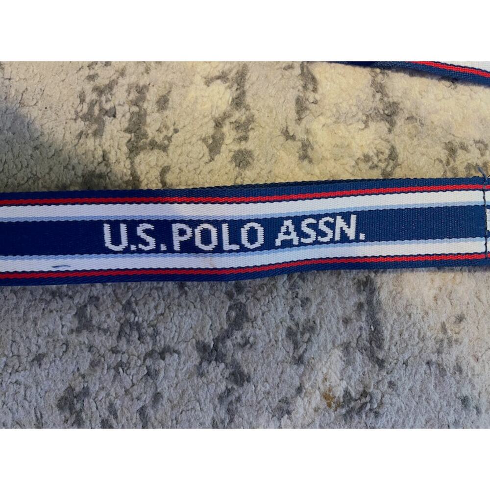 U.S. Polo Assn Navy Quilted Nylon Phone Crossbody Bag w Zipper Pouch - Picture 4 of 4